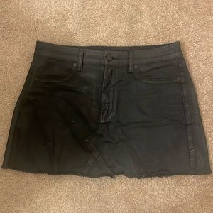 Blank NYC Leather coated skirt